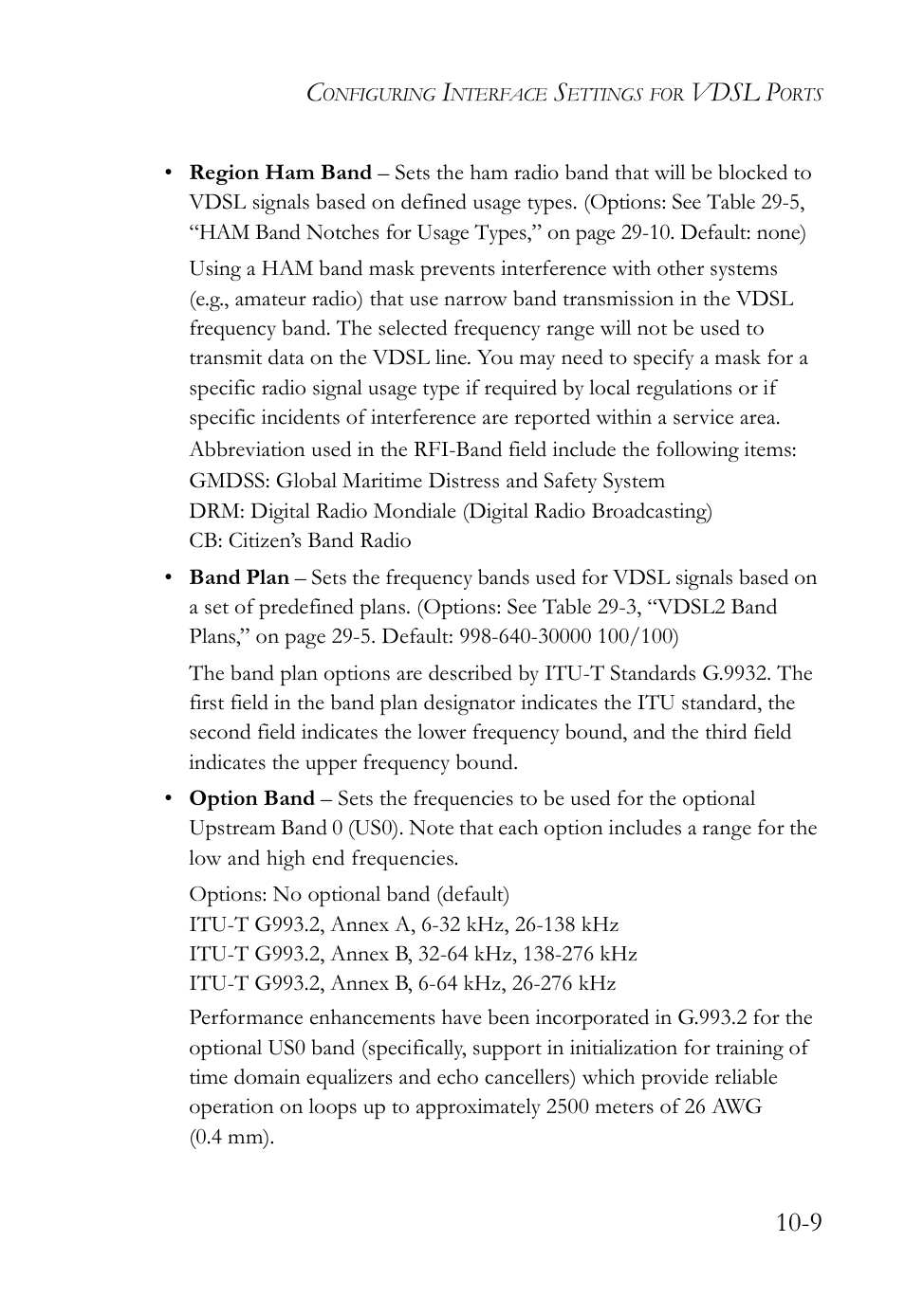 Vdsl p | SMC Networks TigerAccess SMC7816M User Manual | Page 261 / 962