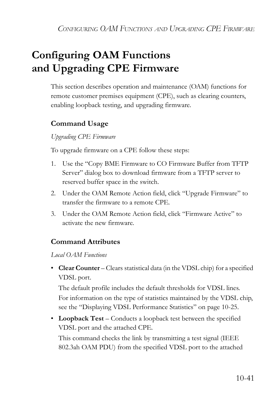 Oam f, Cpe f | SMC Networks TigerAccess SMC7816M User Manual | Page 293 / 962