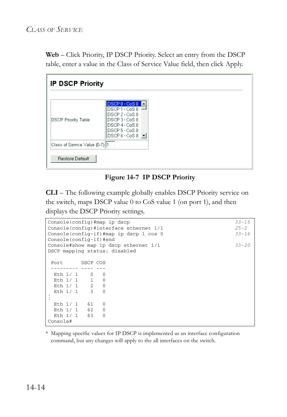 Figure 14-7 ip dscp priority -14 | SMC Networks TigerAccess SMC7816M User Manual | Page 380 / 962