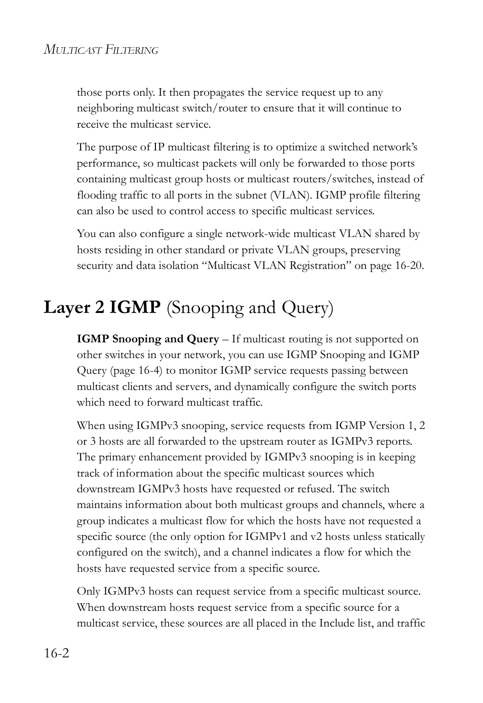 Layer 2 igmp (snooping and query), Layer 2 igmp (snooping and query) -2 | SMC Networks TigerAccess SMC7816M User Manual | Page 398 / 962