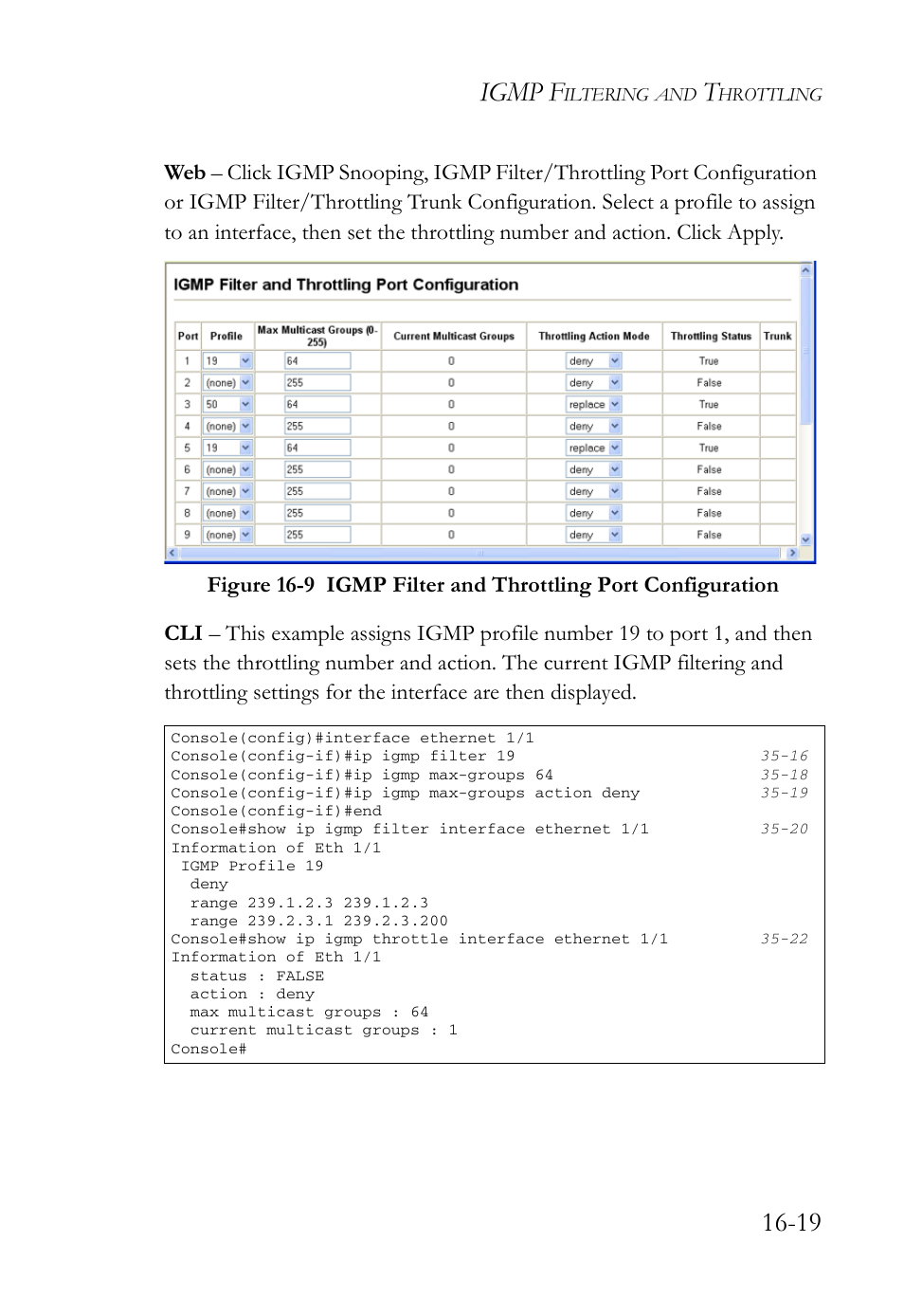 Igmp f | SMC Networks TigerAccess SMC7816M User Manual | Page 415 / 962