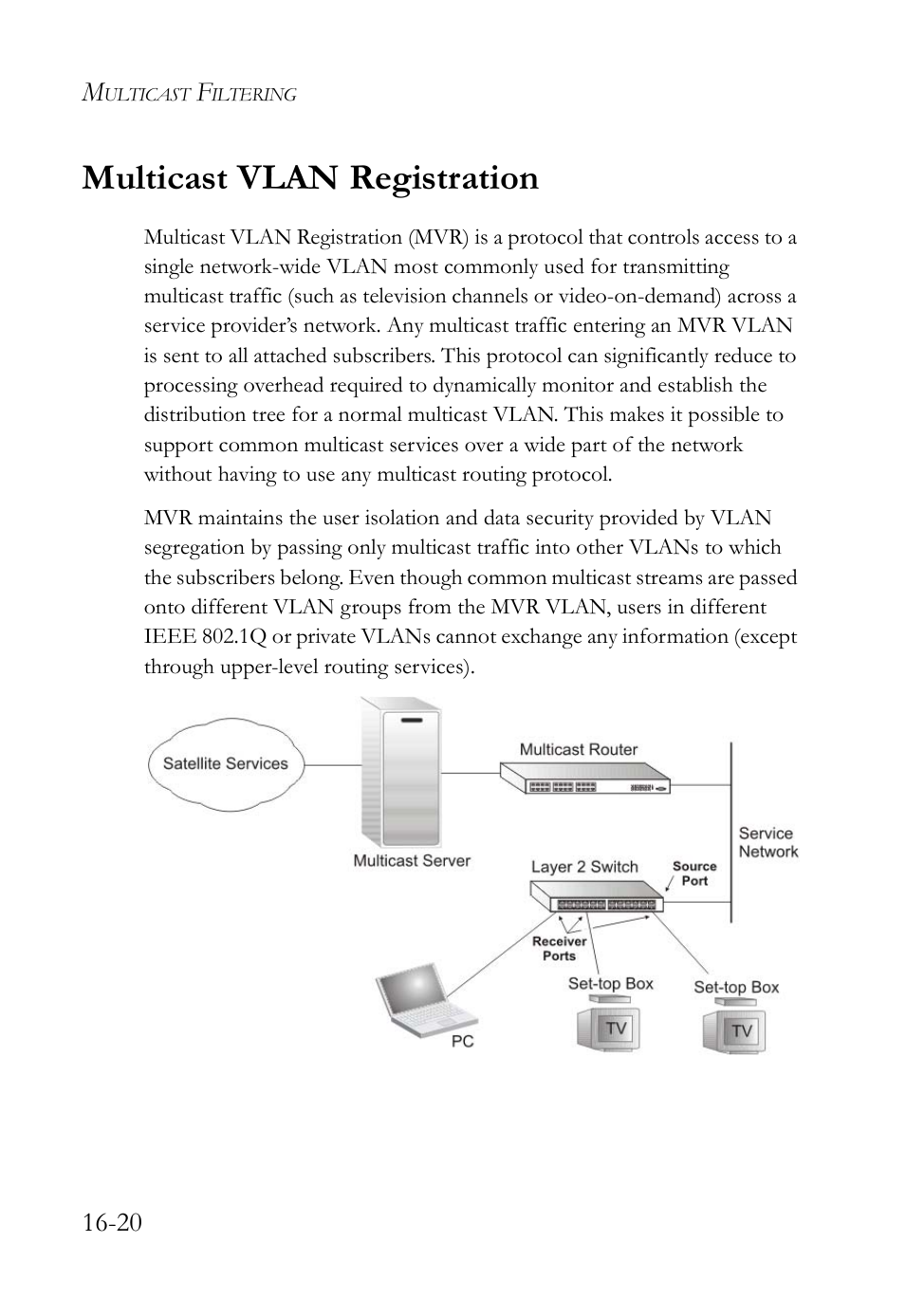 Multicast vlan registration, Multicast vlan registration -20 | SMC Networks TigerAccess SMC7816M User Manual | Page 416 / 962