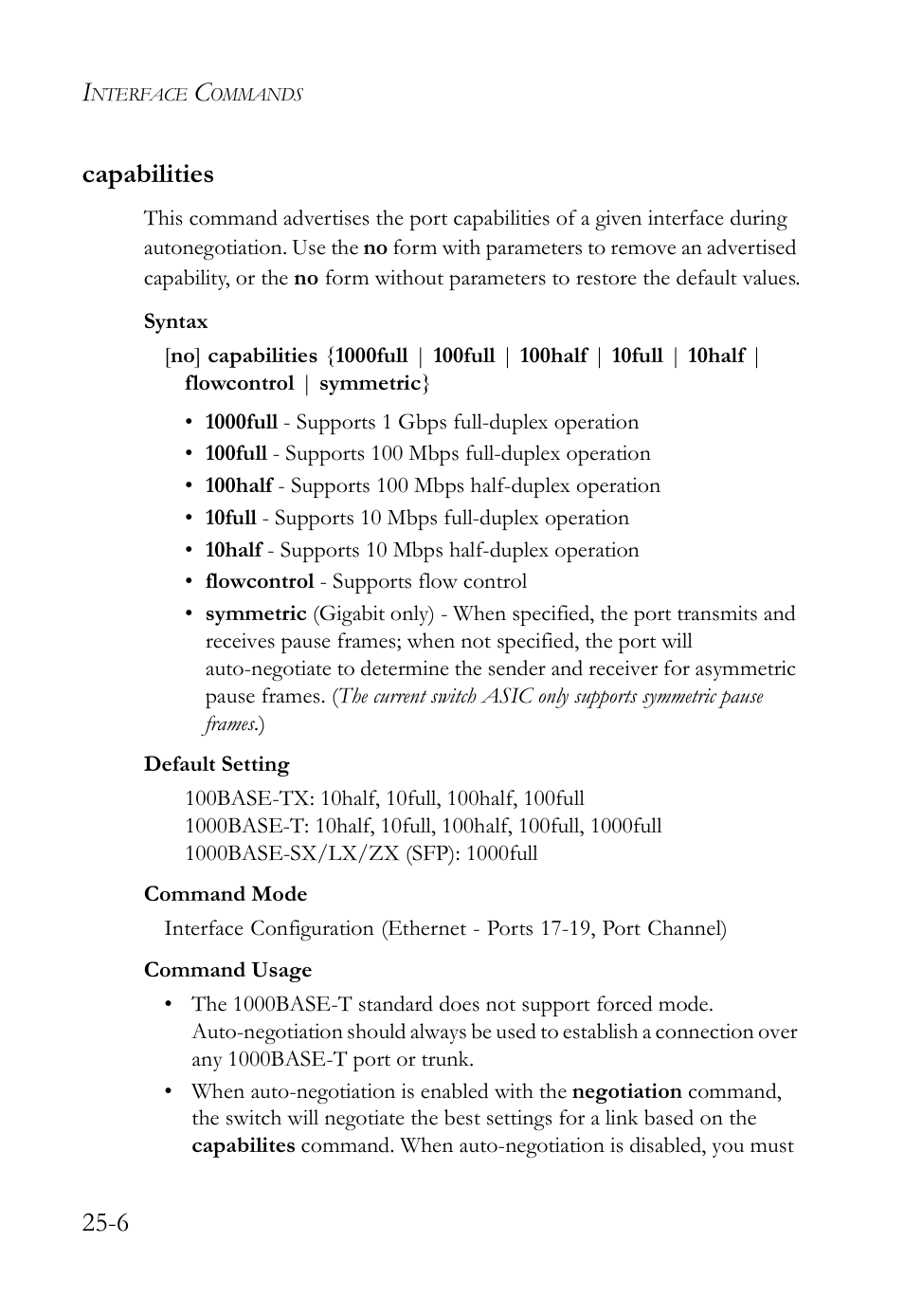 Capabilities, Capabilities -6, 6 capabilities | SMC Networks TigerAccess SMC7816M User Manual | Page 648 / 962