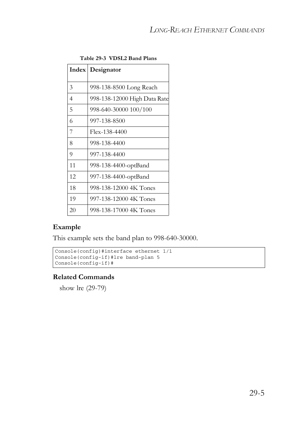 Table 29-3 vdsl2 band plans -5 | SMC Networks TigerAccess SMC7816M User Manual | Page 687 / 962
