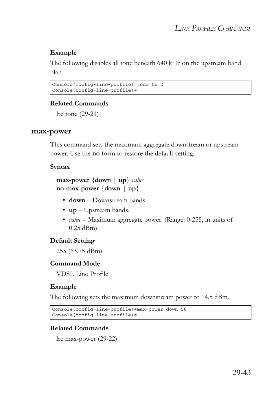 Max-power, Max-power -43 | SMC Networks TigerAccess SMC7816M User Manual | Page 725 / 962