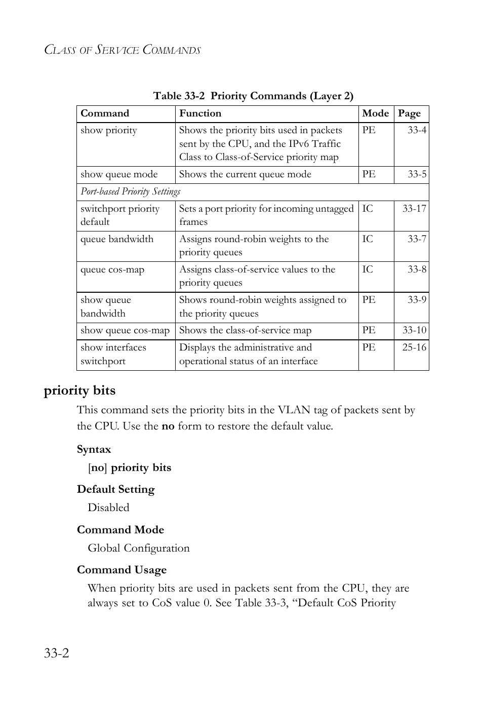 Priority bits, Priority bits -2, 2 priority bits | SMC Networks TigerAccess SMC7816M User Manual | Page 844 / 962