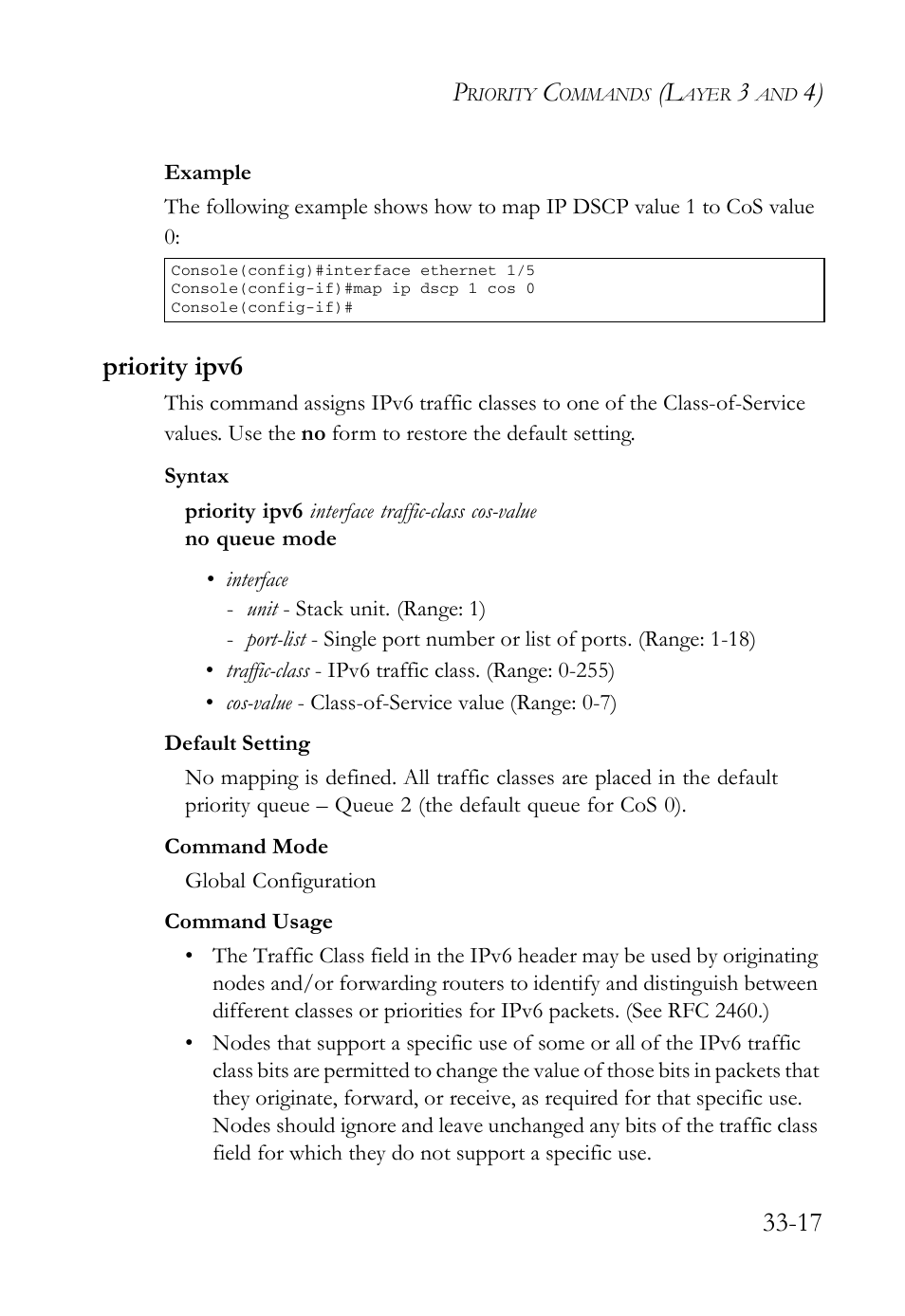 Priority ipv6, Priority ipv6 -17 | SMC Networks TigerAccess SMC7816M User Manual | Page 859 / 962