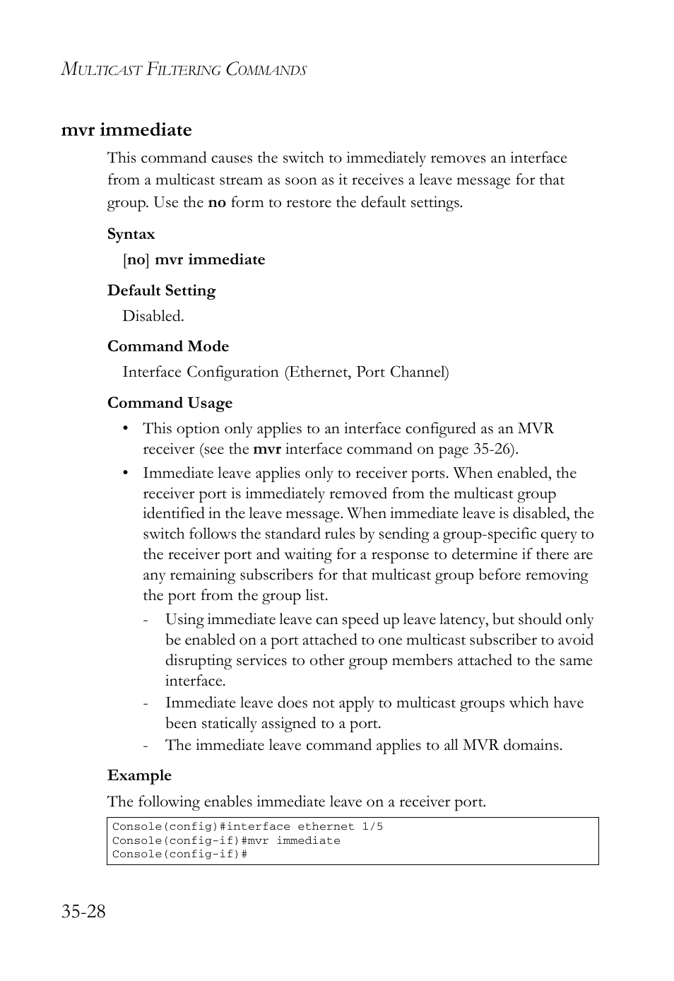 Mvr immediate, Mvr immediate -28, 28 mvr immediate | SMC Networks TigerAccess SMC7816M User Manual | Page 904 / 962