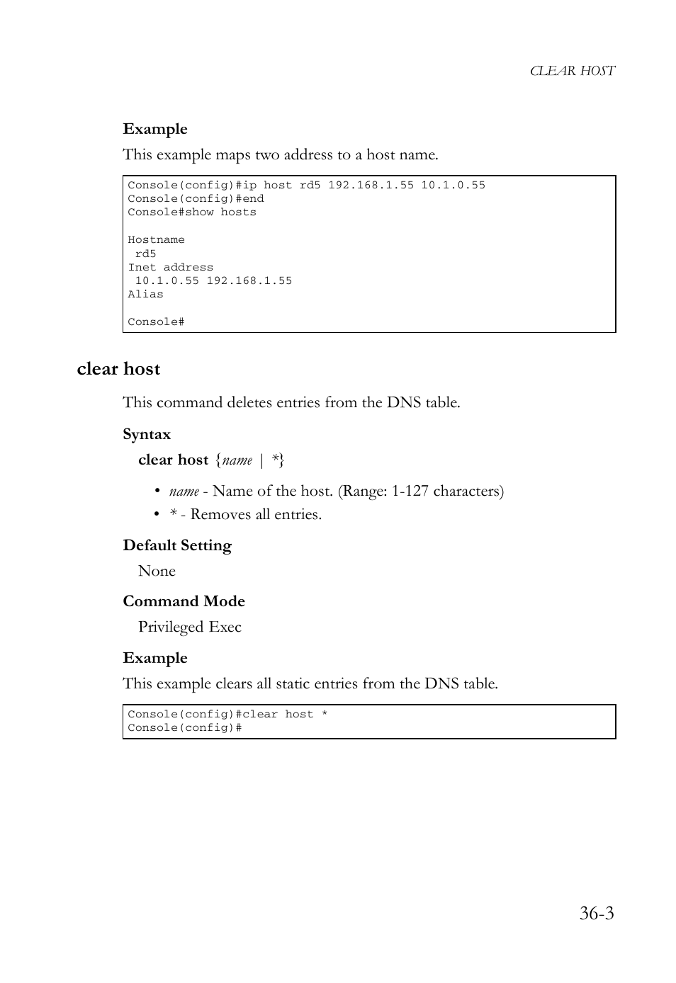 Clear host, Clear host -3 | SMC Networks TigerAccess SMC7816M User Manual | Page 911 / 962