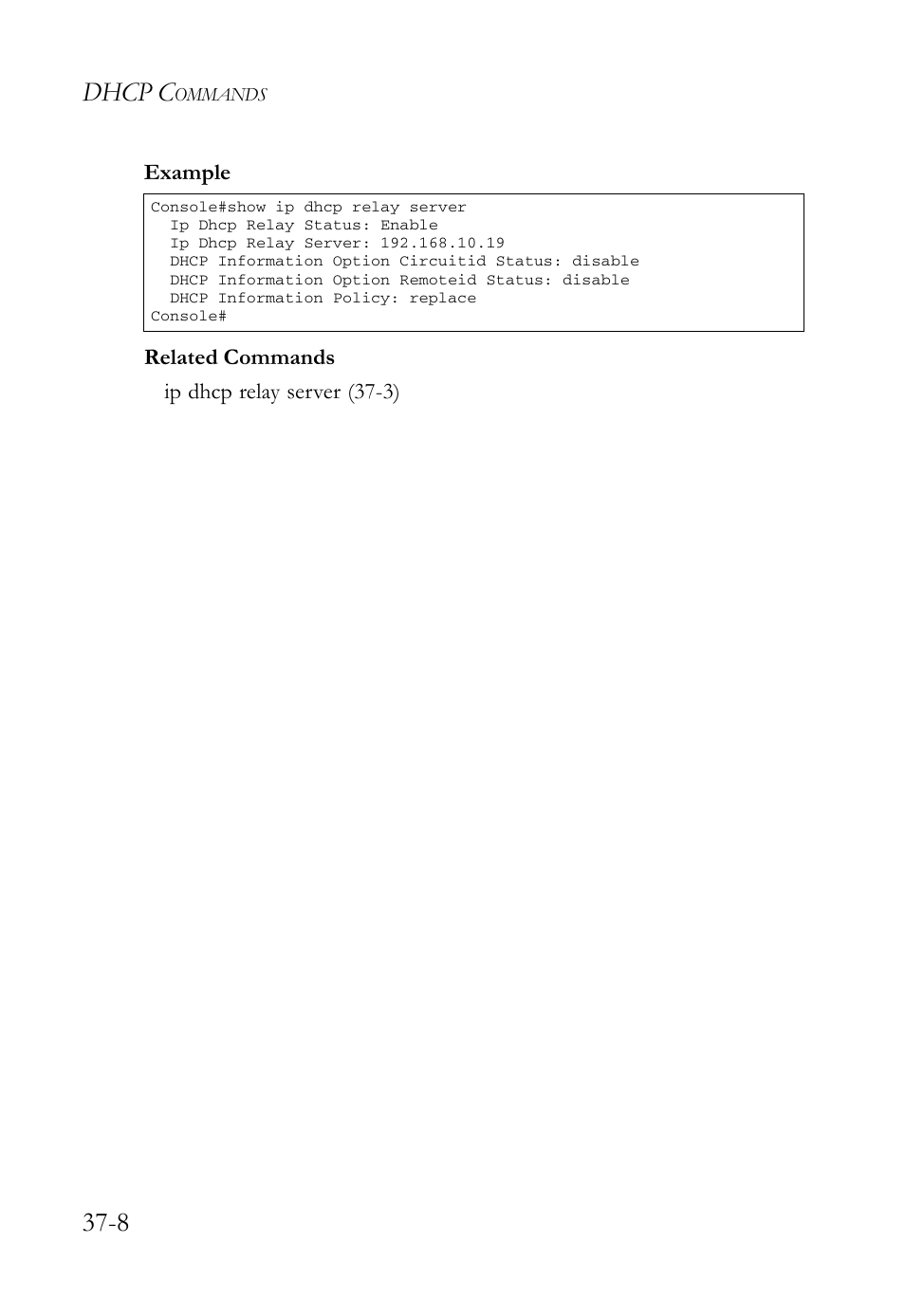 Dhcp c | SMC Networks TigerAccess SMC7816M User Manual | Page 926 / 962