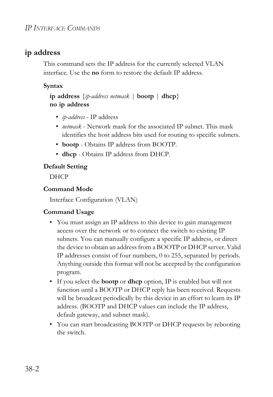 Ip address, Ip address -2, Ip address (38-2) | Ip i, 2 ip address | SMC Networks TigerAccess SMC7816M User Manual | Page 928 / 962