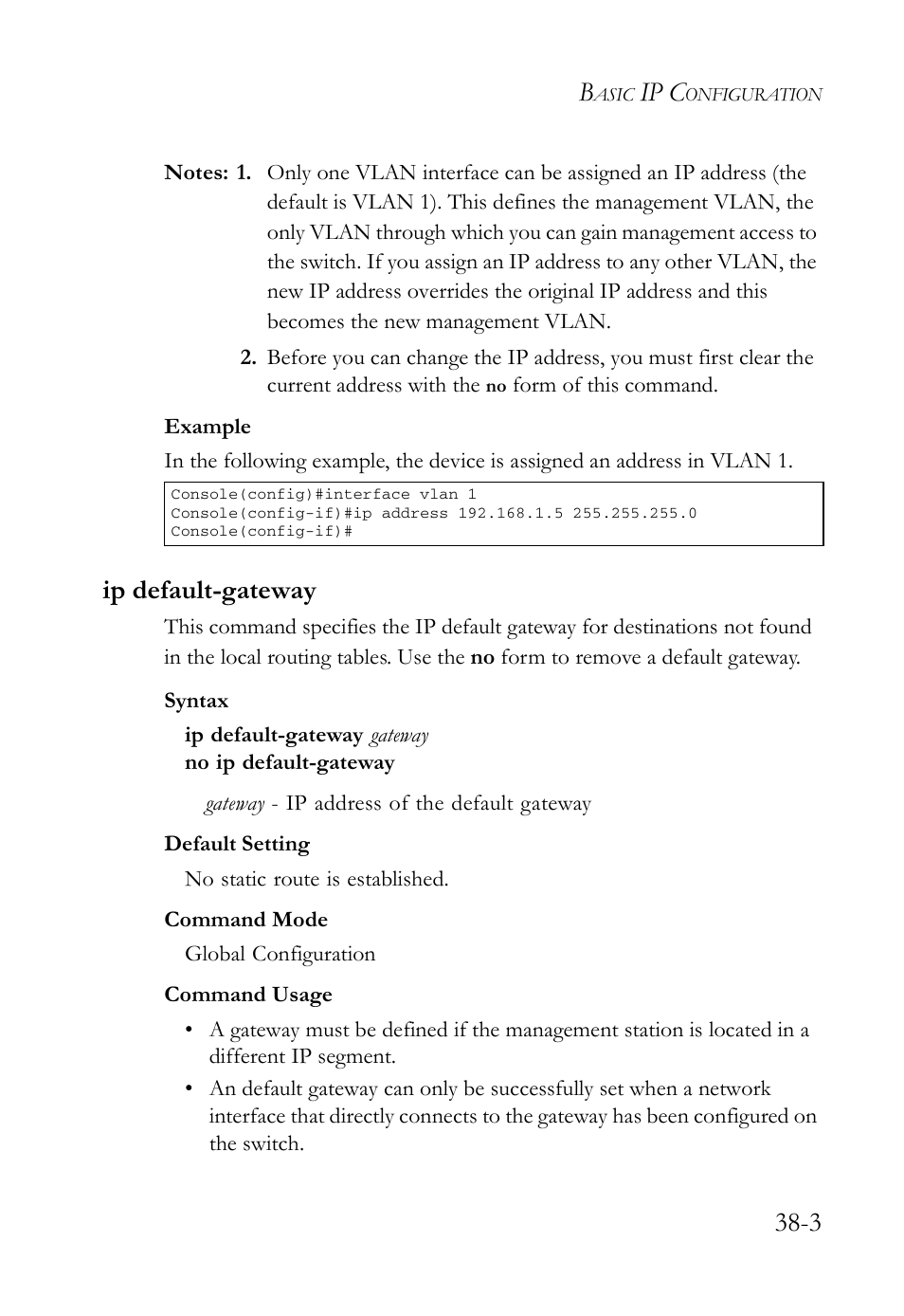 Ip default-gateway, Ip default-gateway -3, Ip c | SMC Networks TigerAccess SMC7816M User Manual | Page 929 / 962