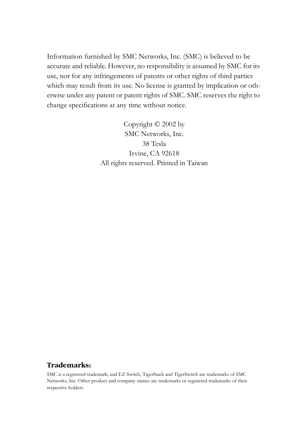 SMC Networks SMCBGSLCX1 User Manual | Page 4 / 78