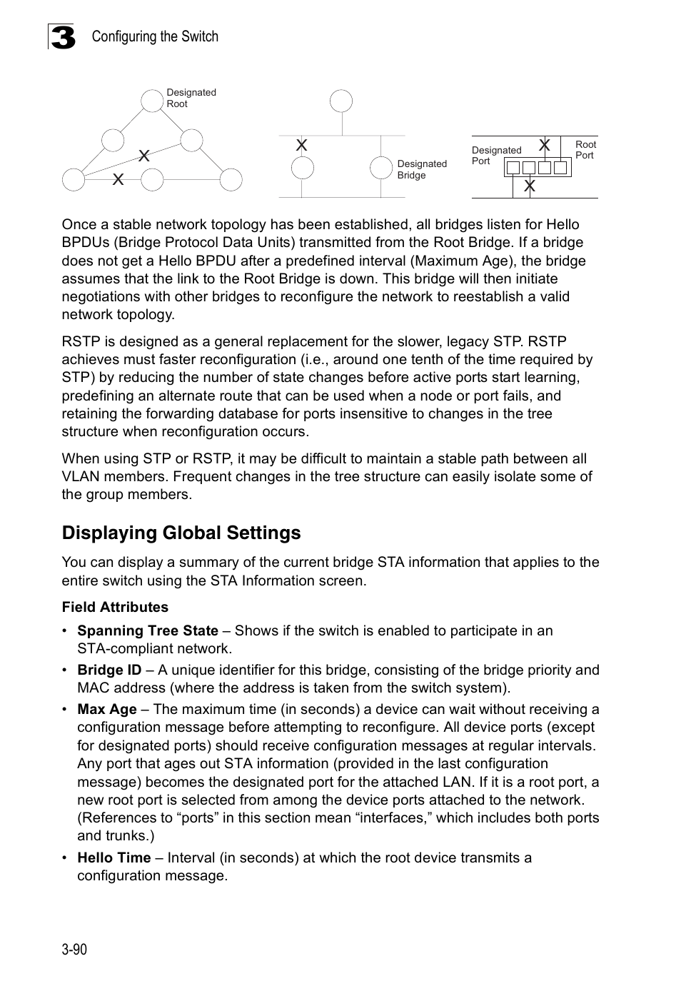 Displaying global settings | SMC Networks 16 10BASE-T User Manual | Page 126 / 384