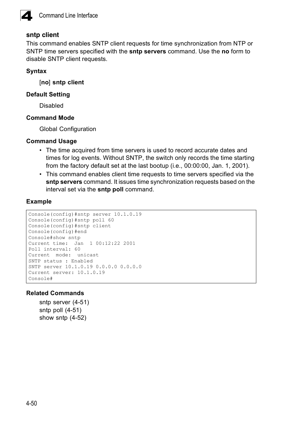 Sntp client | SMC Networks 16 10BASE-T User Manual | Page 226 / 384