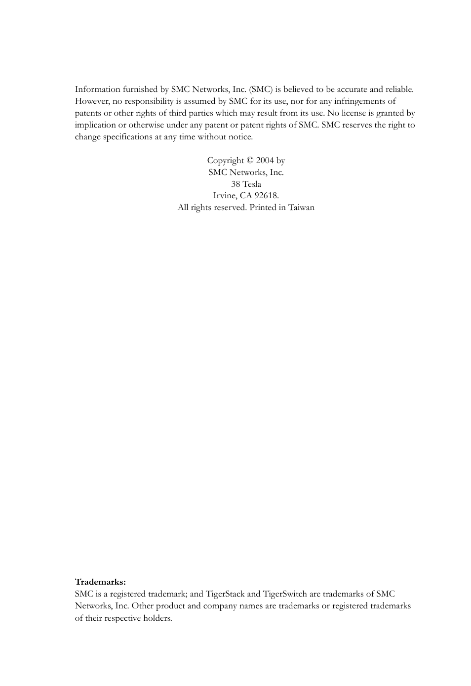 SMC Networks 16 10BASE-T User Manual | Page 4 / 384
