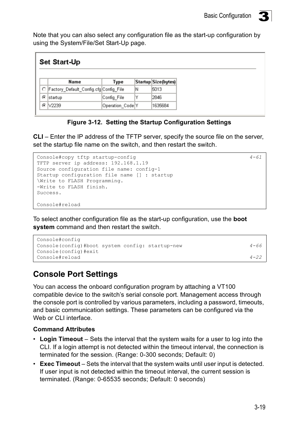 Console port settings | SMC Networks 16 10BASE-T User Manual | Page 55 / 384