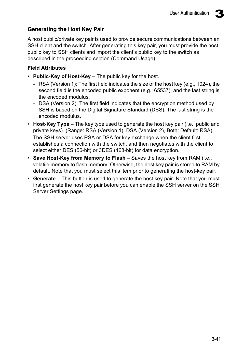 Generating the host key pair | SMC Networks 16 10BASE-T User Manual | Page 77 / 384