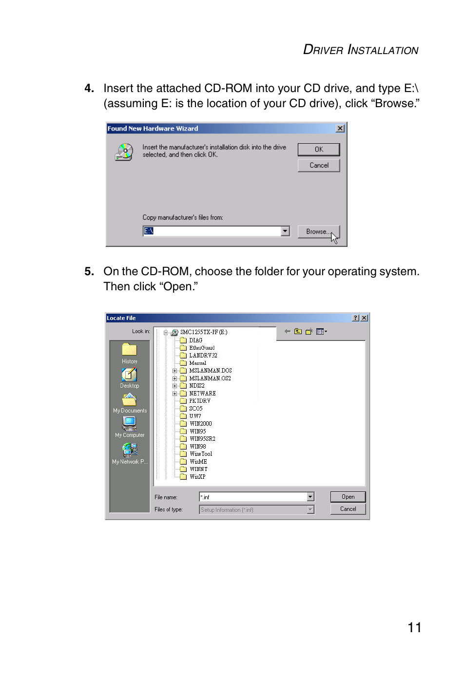 SMC Networks SMC1255TX User Manual | Page 21 / 55