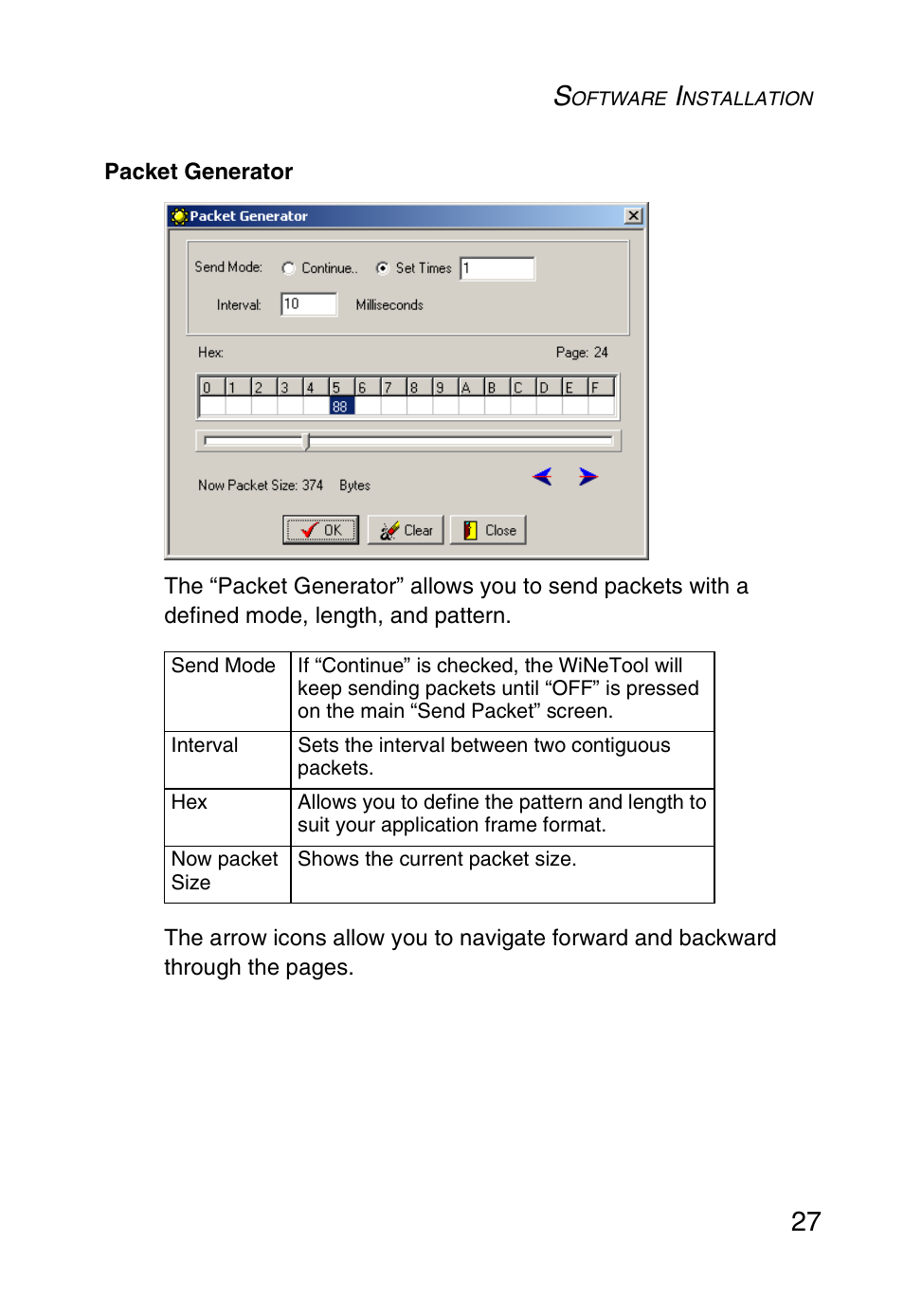 Packet generator | SMC Networks SMC1255TX User Manual | Page 37 / 55