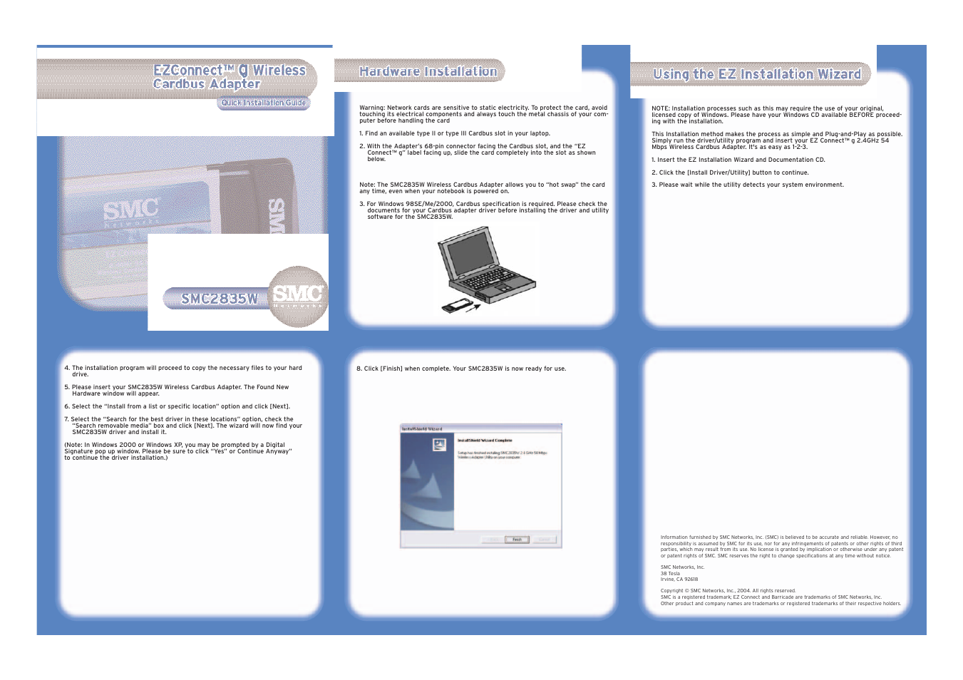 SMC Networks SMC EZ Connect g SMC2835W User Manual | Page 2 / 2