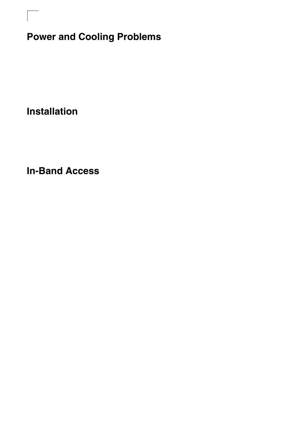 Power and cooling problems, Installation, In-band access | Installation a-2 in-band access | SMC Networks TIGERSTACK II SMC8950EM User Manual | Page 54 / 76