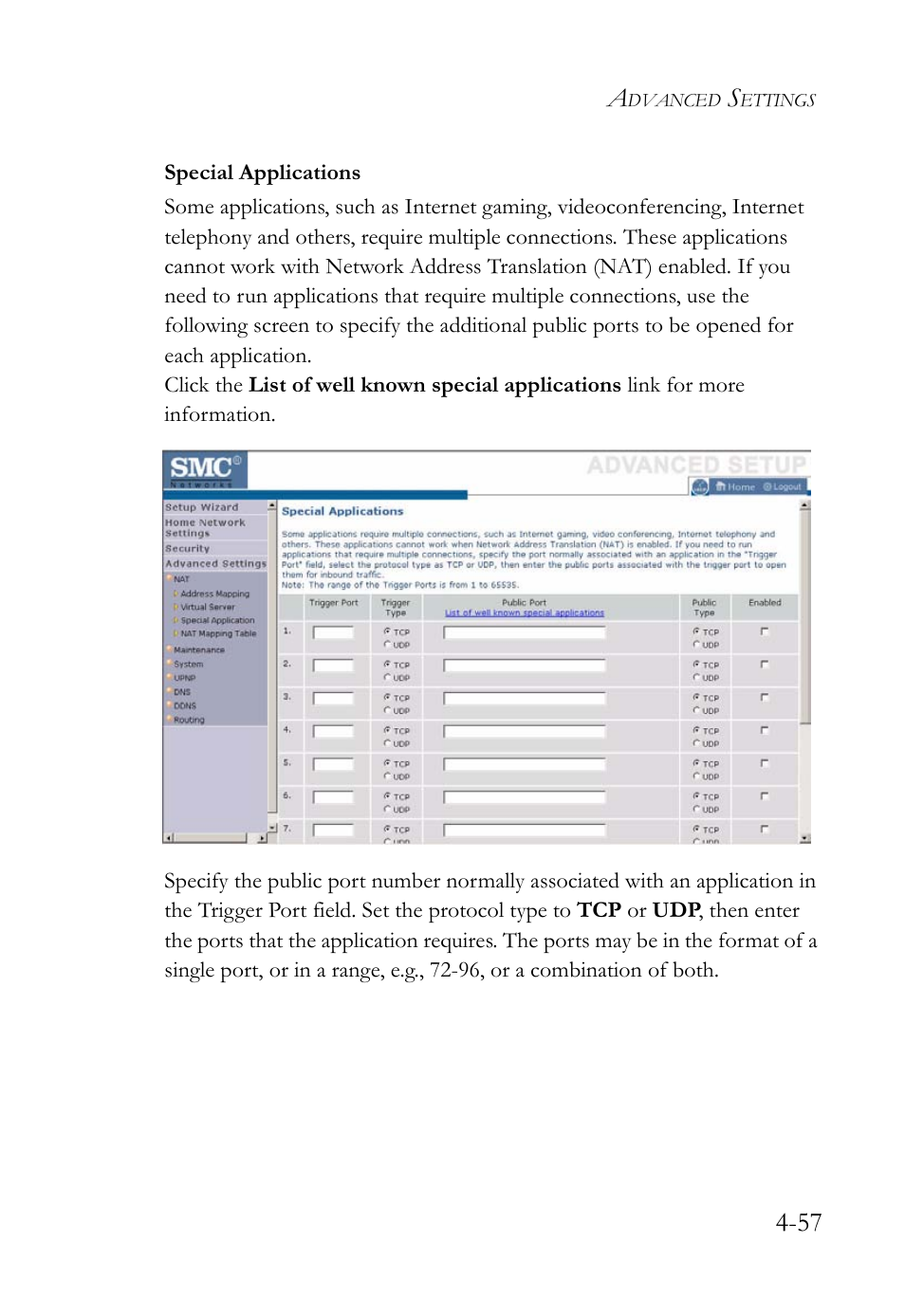 SMC Networks SMC Barricade g SMCWBR14-G2 User Manual | Page 101 / 132