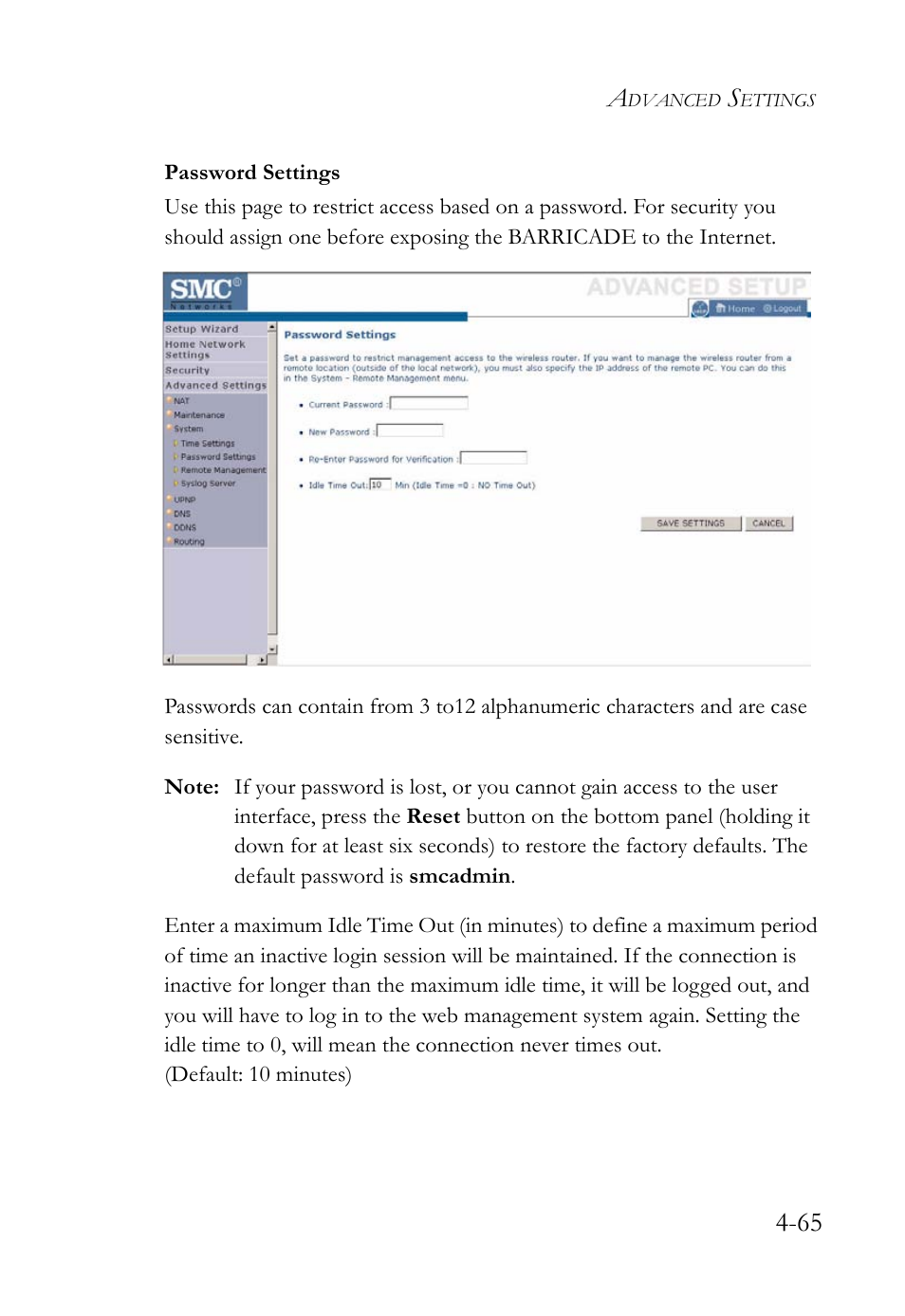 SMC Networks SMC Barricade g SMCWBR14-G2 User Manual | Page 109 / 132