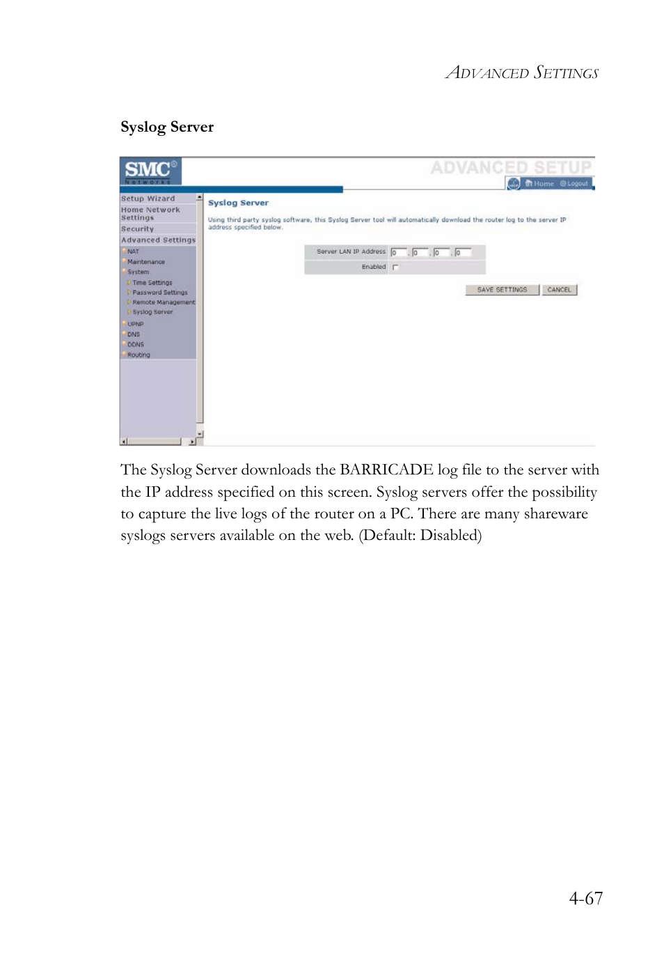 SMC Networks SMC Barricade g SMCWBR14-G2 User Manual | Page 111 / 132