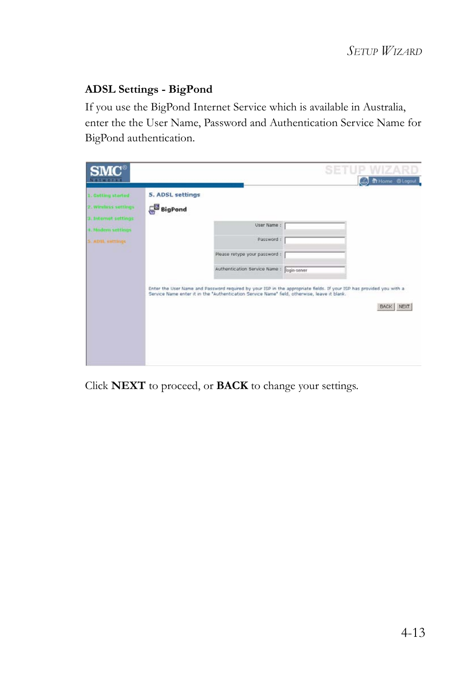 SMC Networks SMC Barricade g SMCWBR14-G2 User Manual | Page 57 / 132