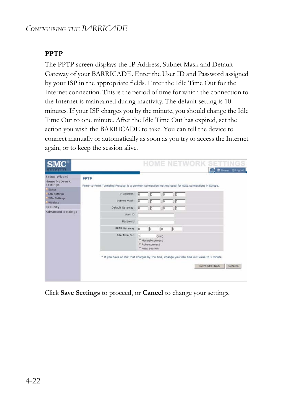 SMC Networks SMC Barricade g SMCWBR14-G2 User Manual | Page 66 / 132