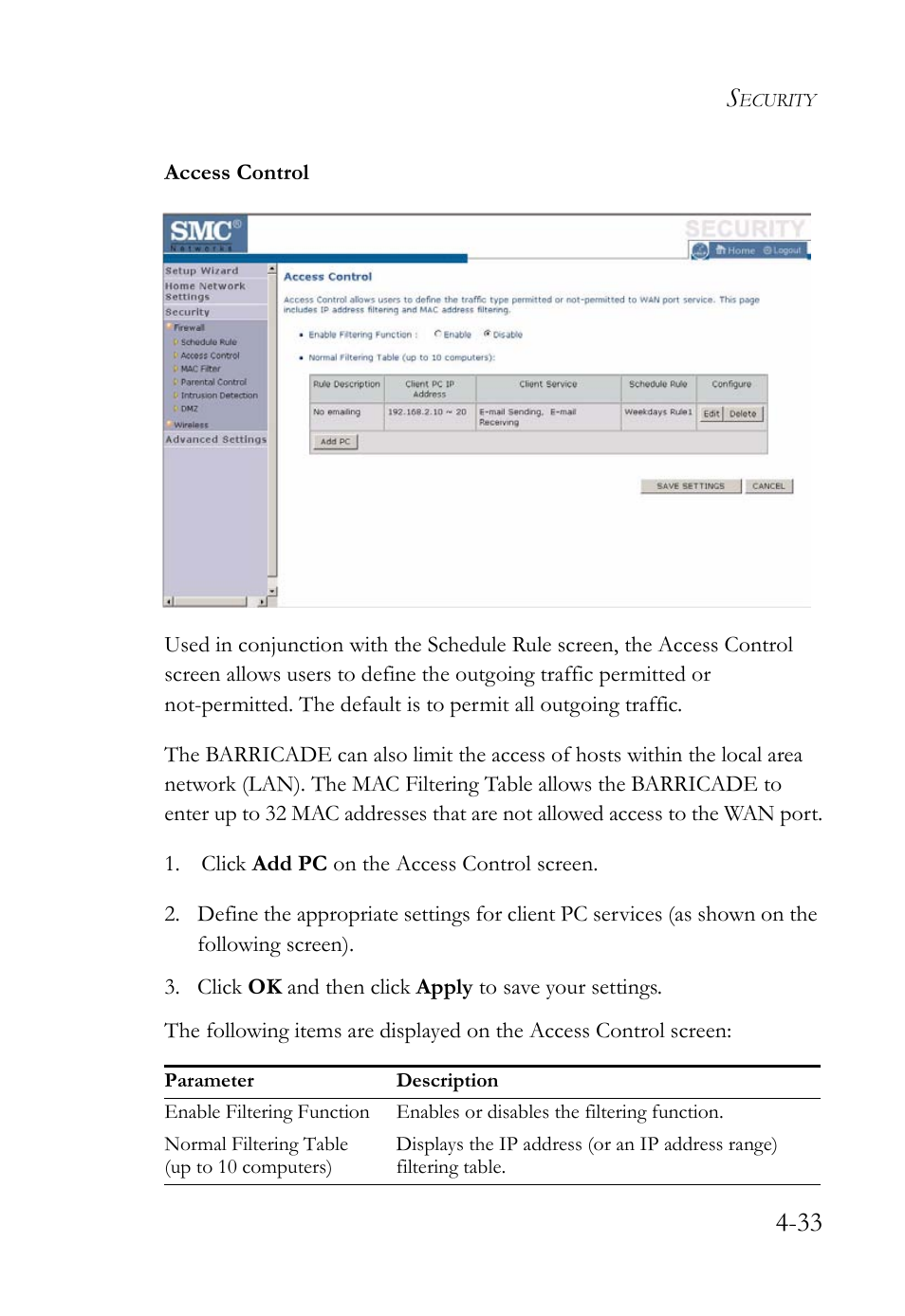 SMC Networks SMC Barricade g SMCWBR14-G2 User Manual | Page 77 / 132