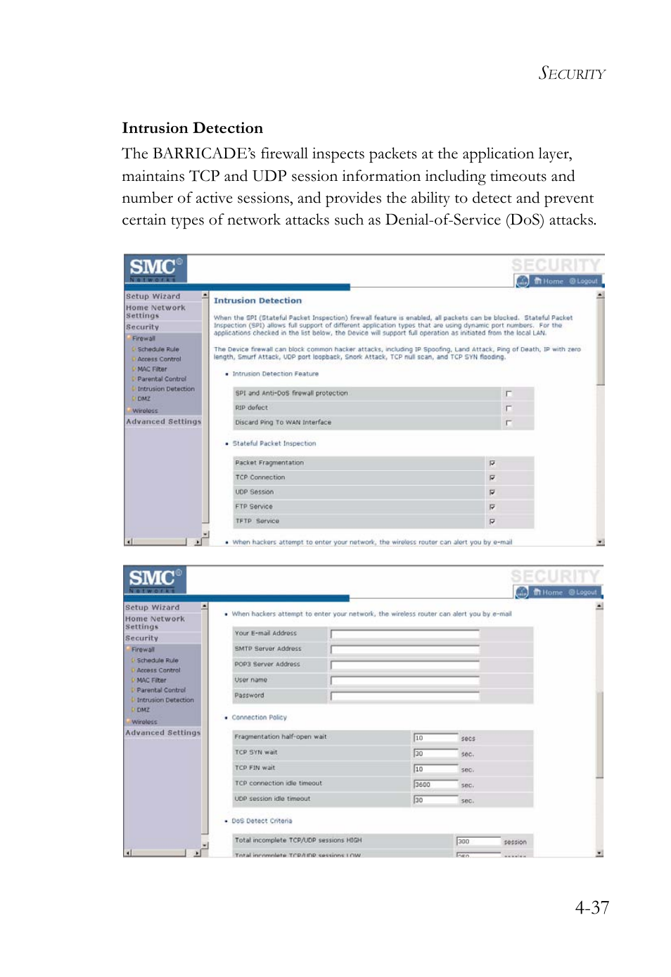 SMC Networks SMC Barricade g SMCWBR14-G2 User Manual | Page 81 / 132