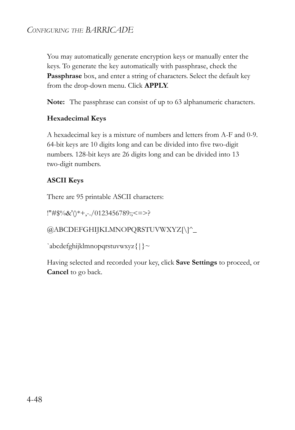 Barricade 4-48 | SMC Networks SMC Barricade g SMCWBR14-G2 User Manual | Page 92 / 132