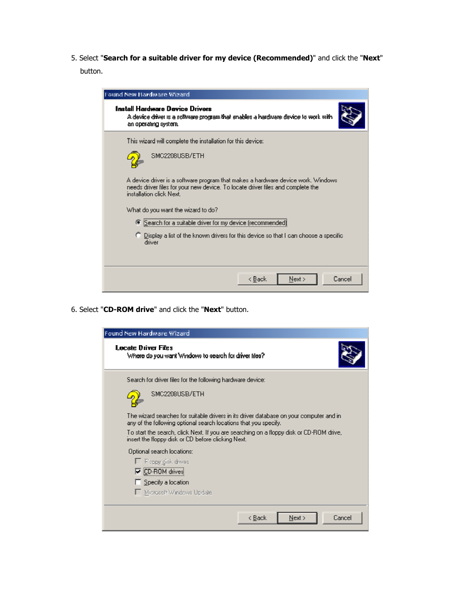 SMC Networks EZ Networking SMC2208USB/ETH User Manual | Page 15 / 24