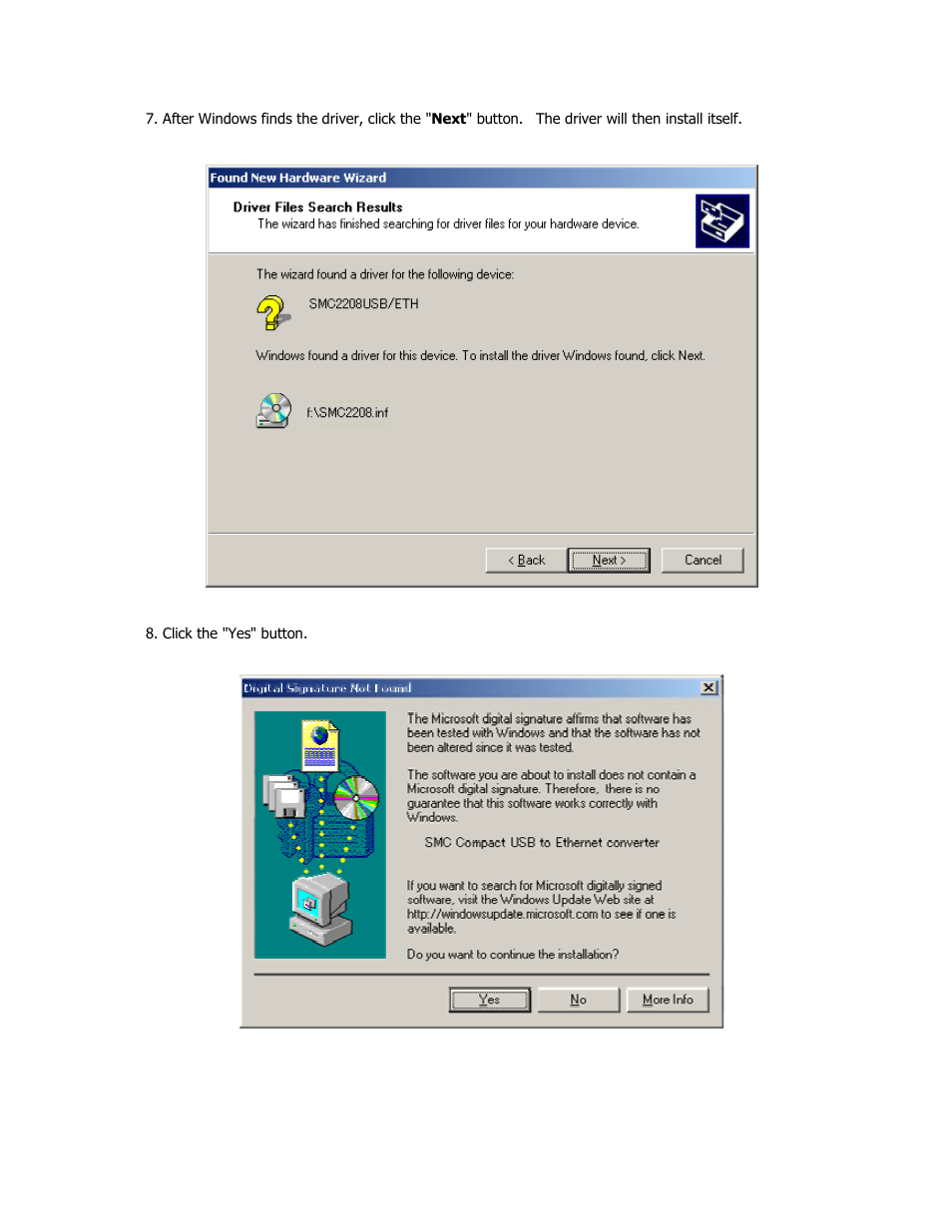 SMC Networks EZ Networking SMC2208USB/ETH User Manual | Page 16 / 24