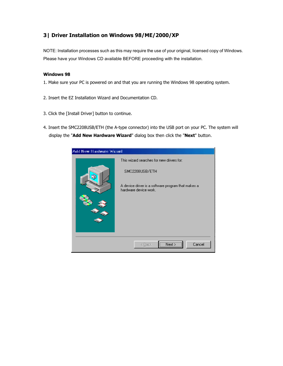 SMC Networks EZ Networking SMC2208USB/ETH User Manual | Page 8 / 24