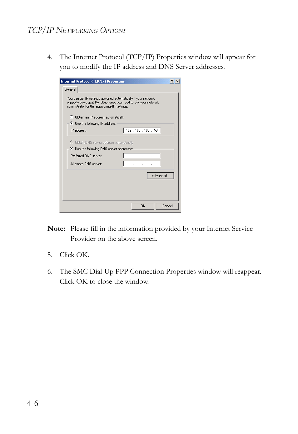 Tcp/ip n | SMC Networks SMC7003USB V.2 User Manual | Page 40 / 70