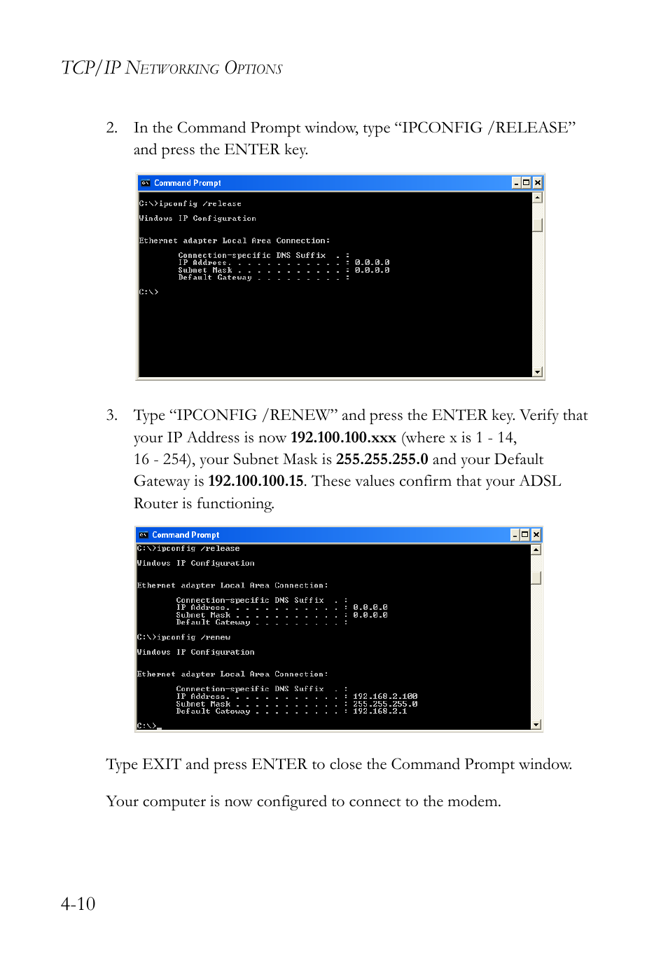 Tcp/ip n | SMC Networks SMC7003USB V.2 User Manual | Page 44 / 70