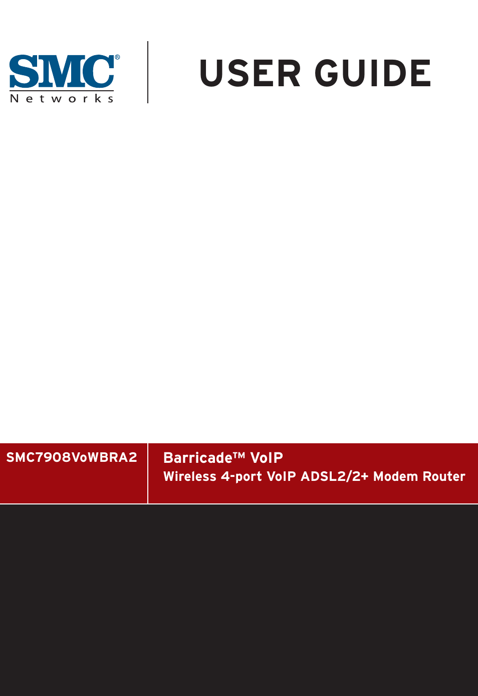 SMC Networks Barricade SMC7908VoWBRA2 User Manual | 151 pages