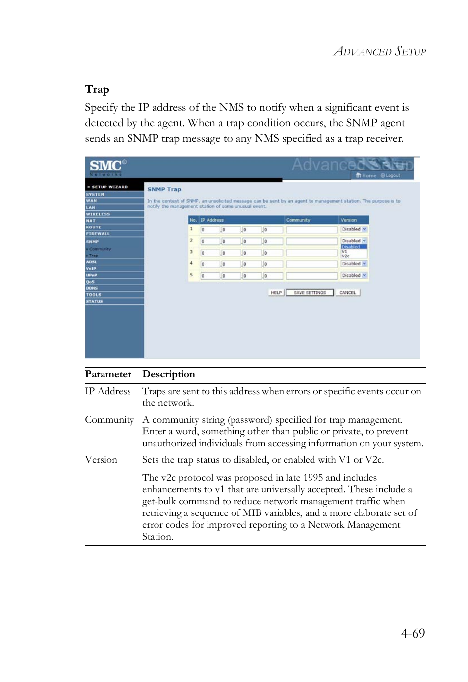 SMC Networks Barricade SMC7908VoWBRA2 User Manual | Page 105 / 151