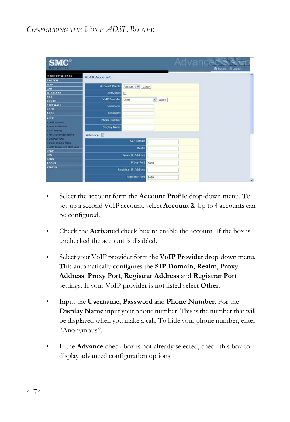 Adsl r | SMC Networks Barricade SMC7908VoWBRA2 User Manual | Page 110 / 151