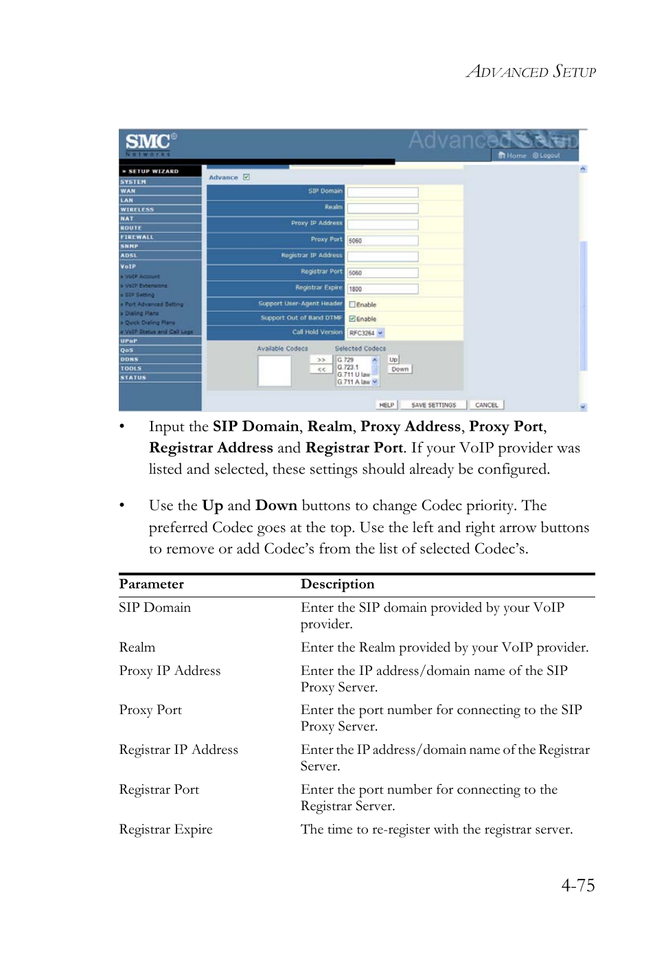 SMC Networks Barricade SMC7908VoWBRA2 User Manual | Page 111 / 151