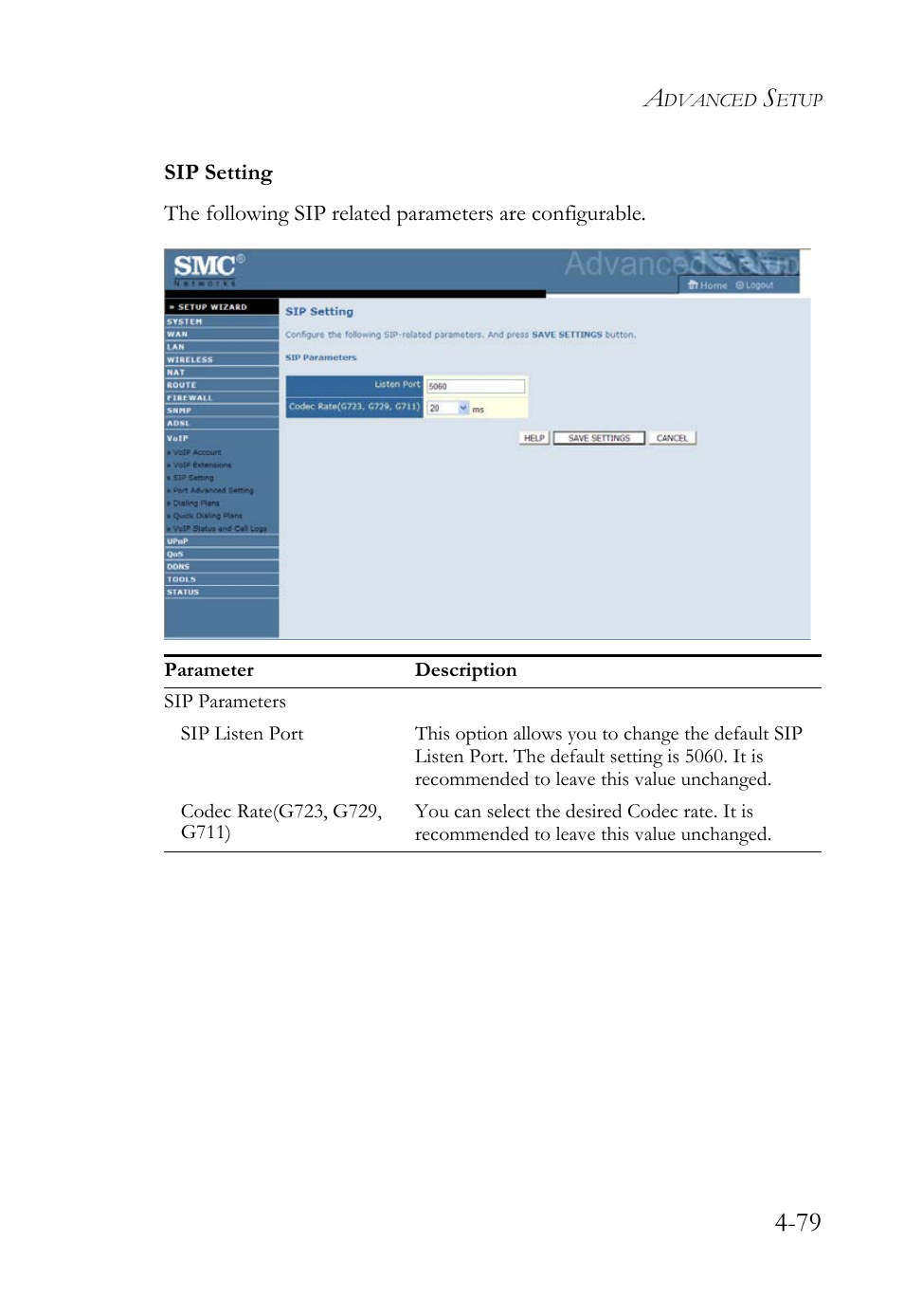 SMC Networks Barricade SMC7908VoWBRA2 User Manual | Page 115 / 151