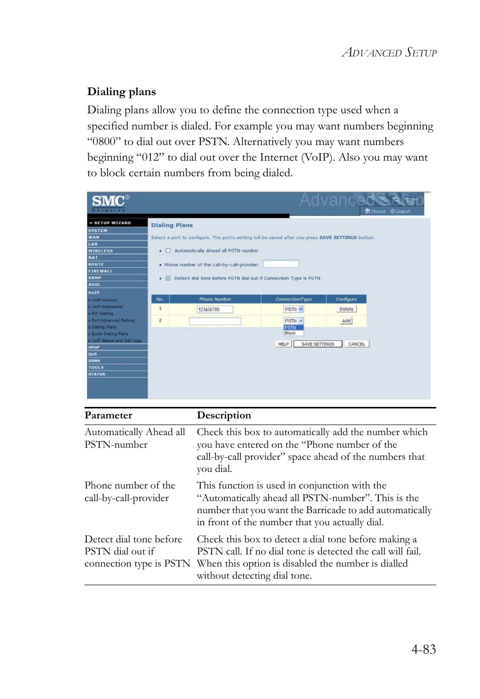 SMC Networks Barricade SMC7908VoWBRA2 User Manual | Page 119 / 151