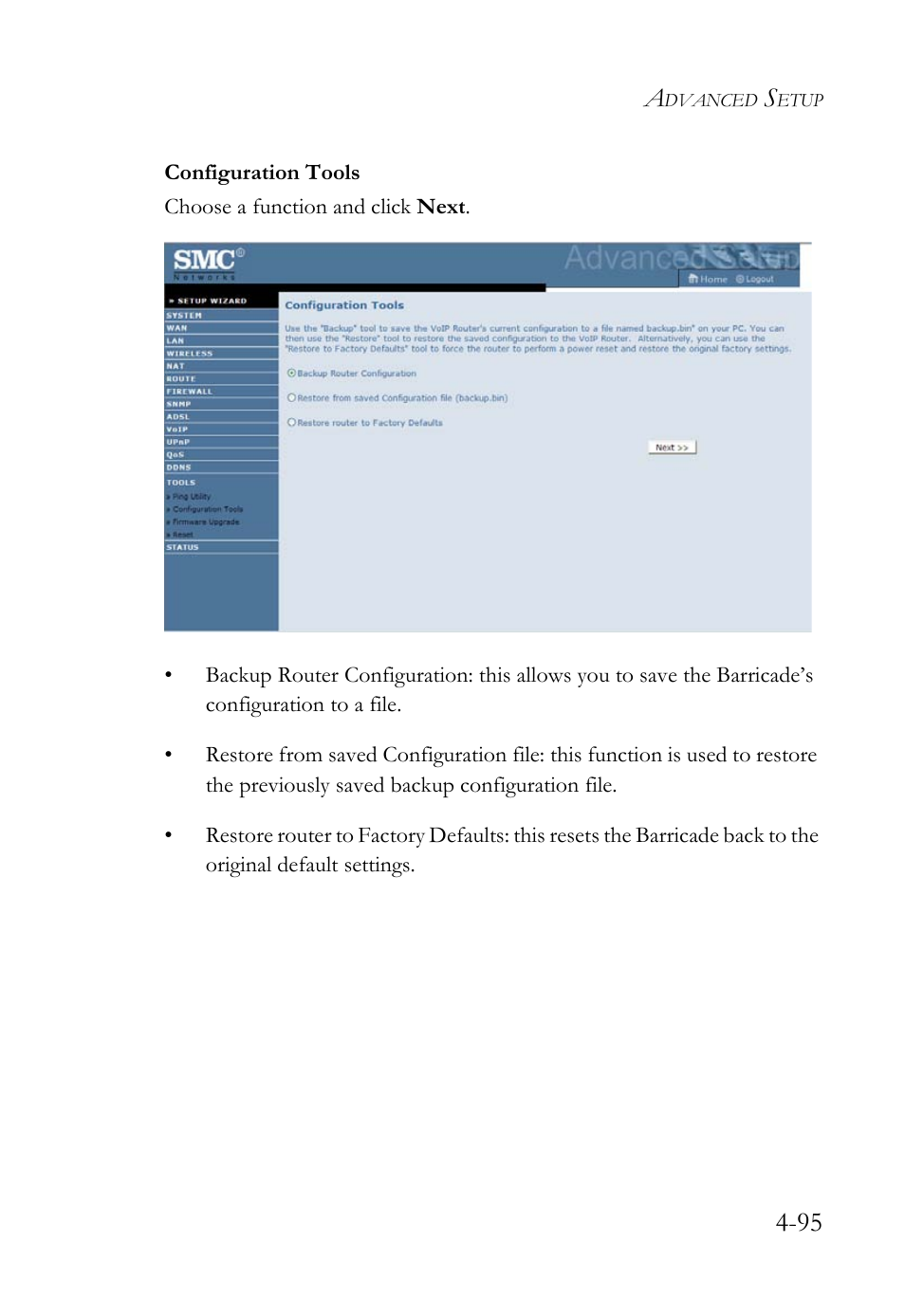 SMC Networks Barricade SMC7908VoWBRA2 User Manual | Page 131 / 151