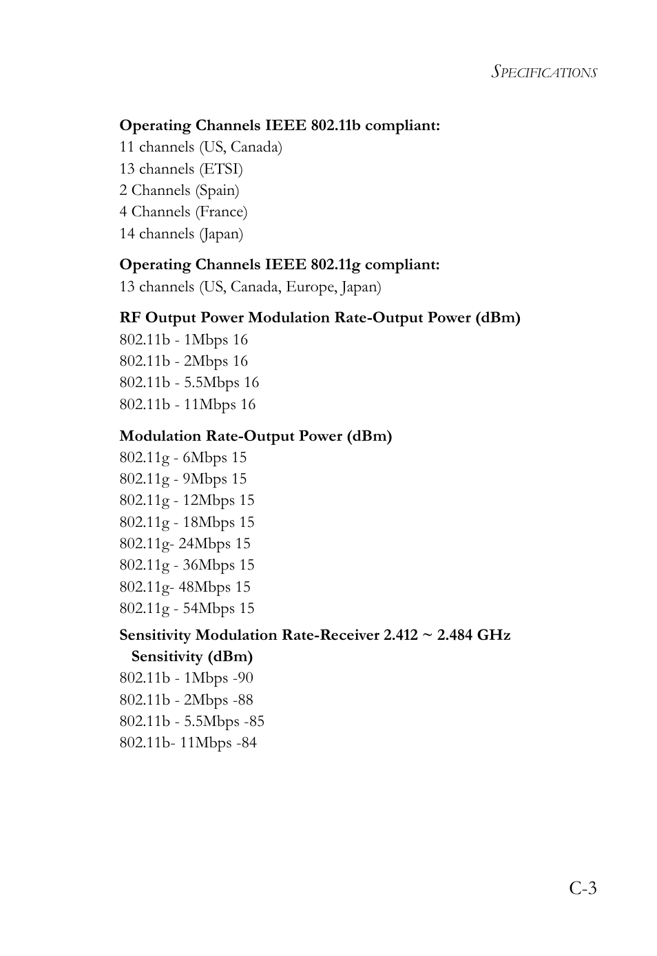 SMC Networks Barricade SMC7908VoWBRA2 User Manual | Page 149 / 151