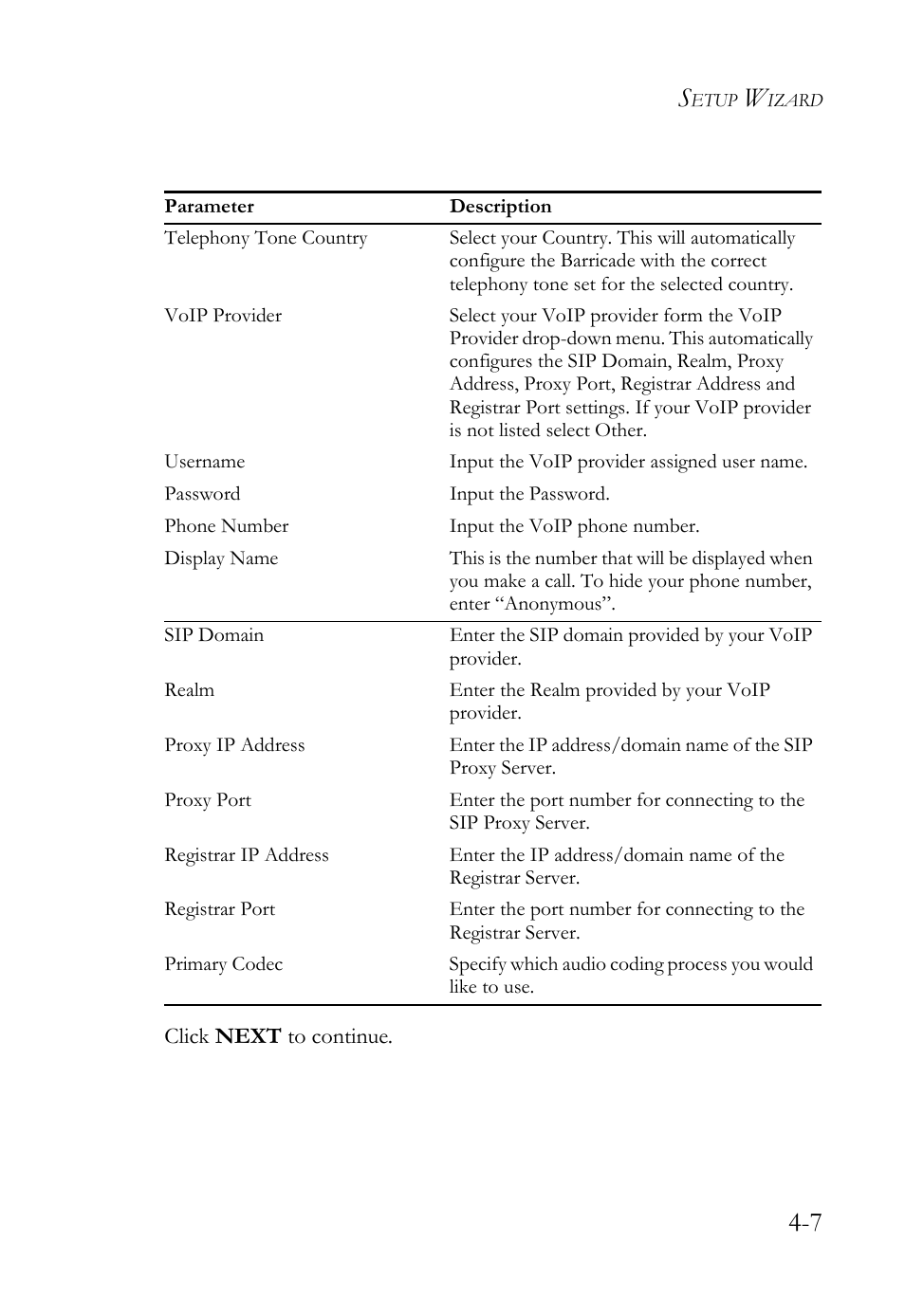 SMC Networks Barricade SMC7908VoWBRA2 User Manual | Page 43 / 151