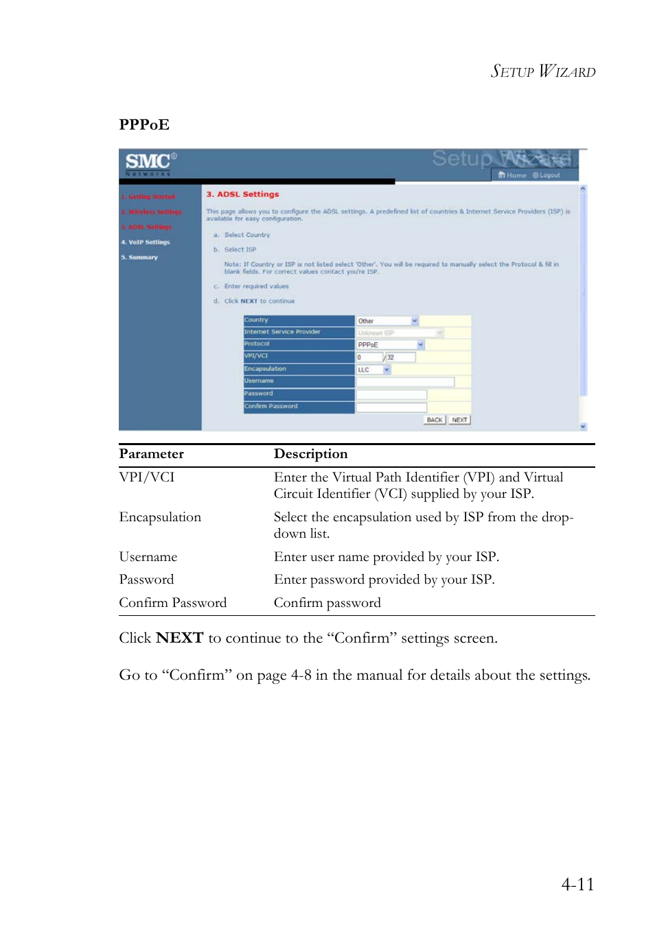 SMC Networks Barricade SMC7908VoWBRA2 User Manual | Page 47 / 151