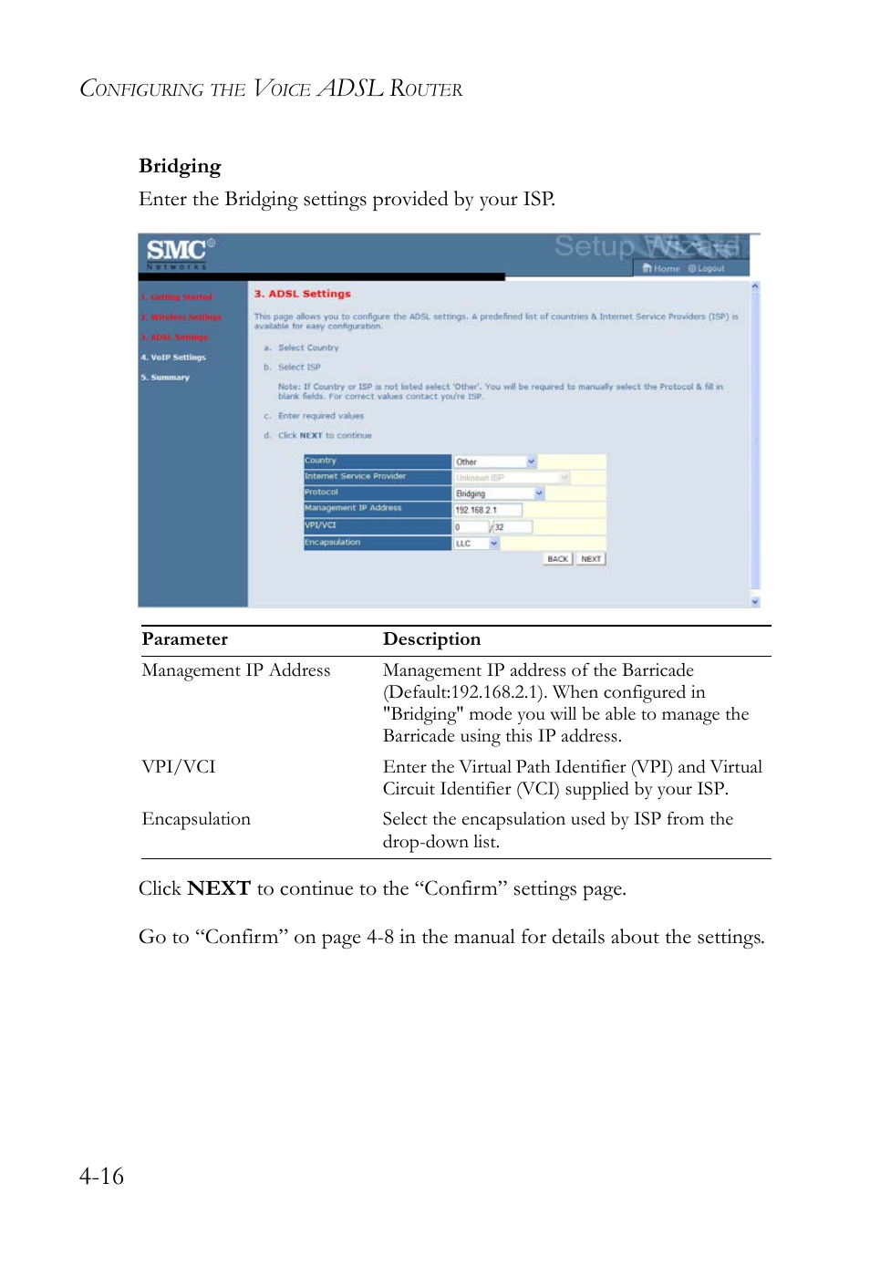 Adsl r | SMC Networks Barricade SMC7908VoWBRA2 User Manual | Page 52 / 151